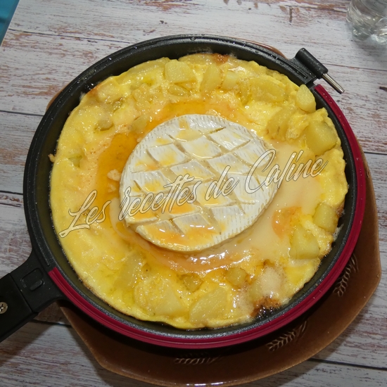 Omelette au coeur de camembert coulant12