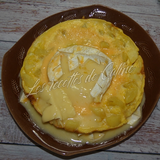 Omelette au coeur de camembert coulant14