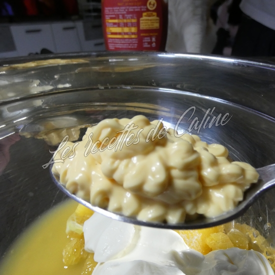 Salade de pâtes, crevettes, surimi et orange10