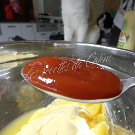 Salade de pâtes, crevettes, surimi et orange11