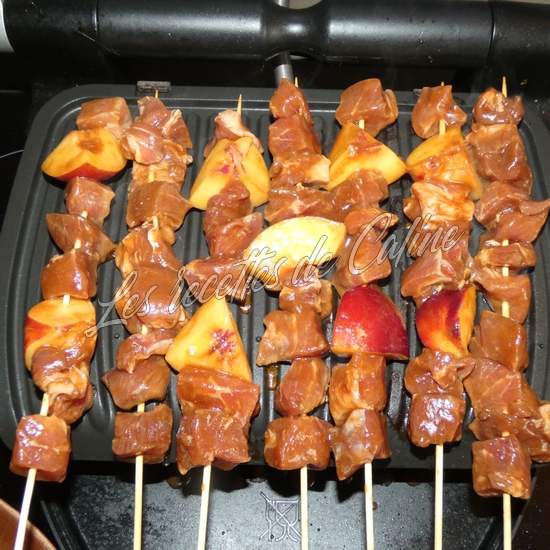 Brochettes de porc et nectarine11