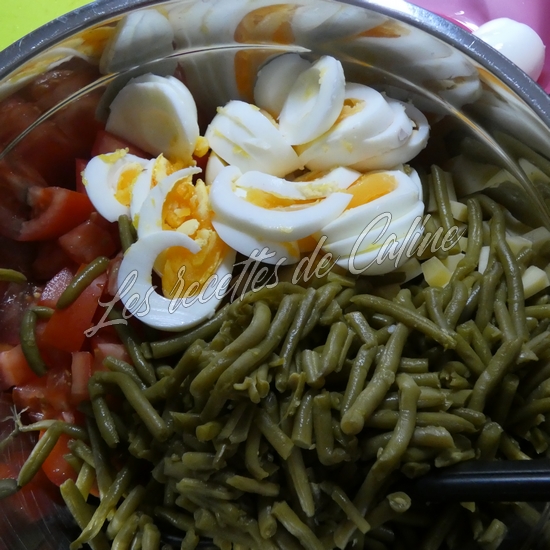 Salade de légumes d’été au riz, comté et œufs09