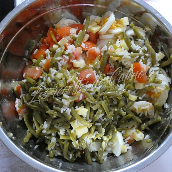 Salade de légumes d’été au riz, comté et œufs16