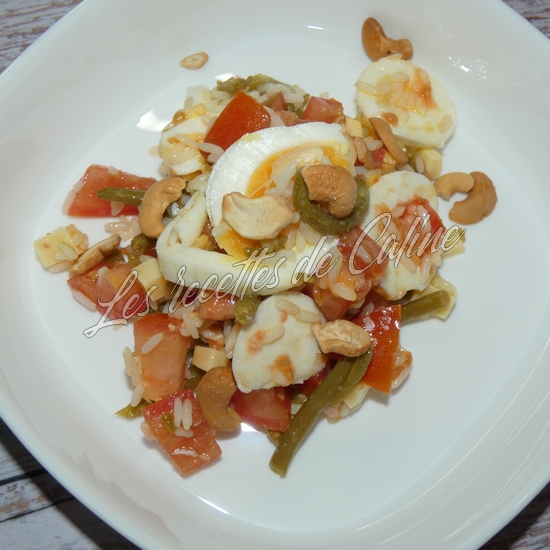 Salade de légumes d’été au riz, comté et œufs17