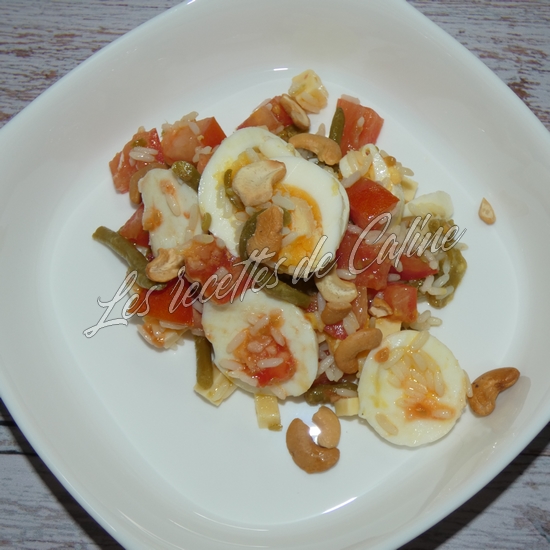 Salade de légumes d’été au riz, comté et œufs18