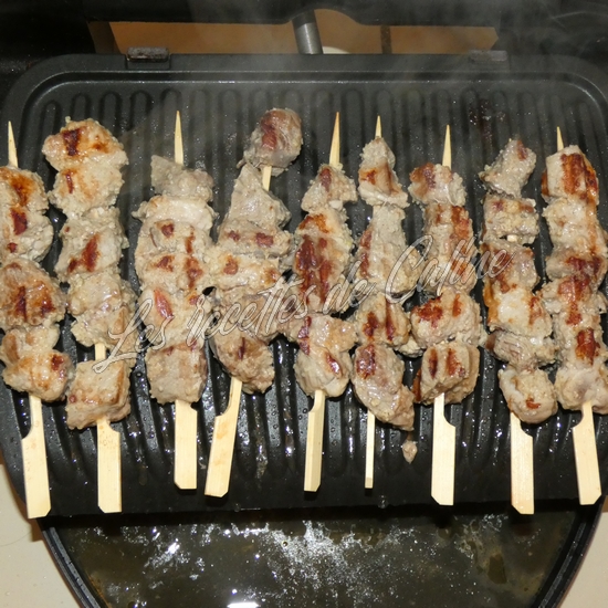 Brochettes de porc sauce au miel14