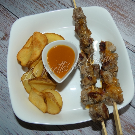 Brochettes de porc sauce au miel15