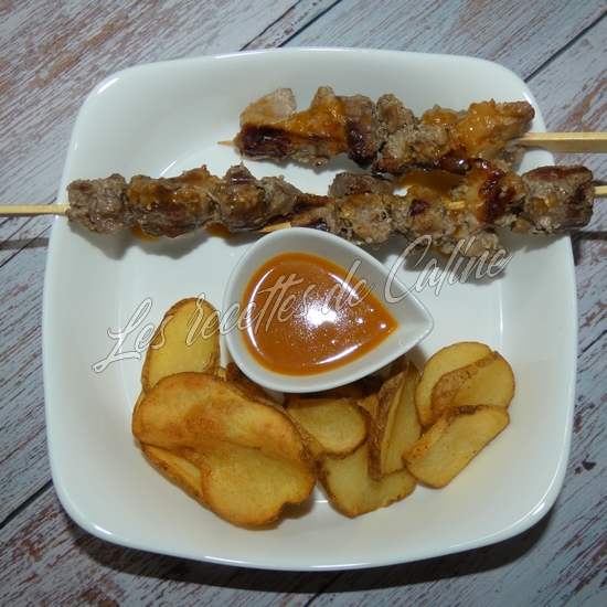 Brochettes de porc sauce au miel16