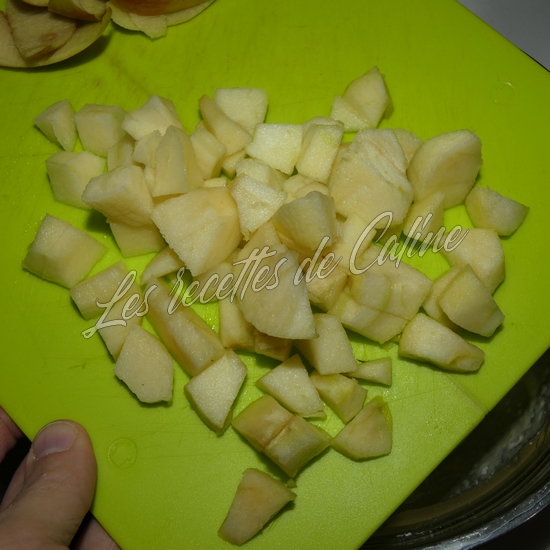 Cake salé au camembert et pommes07