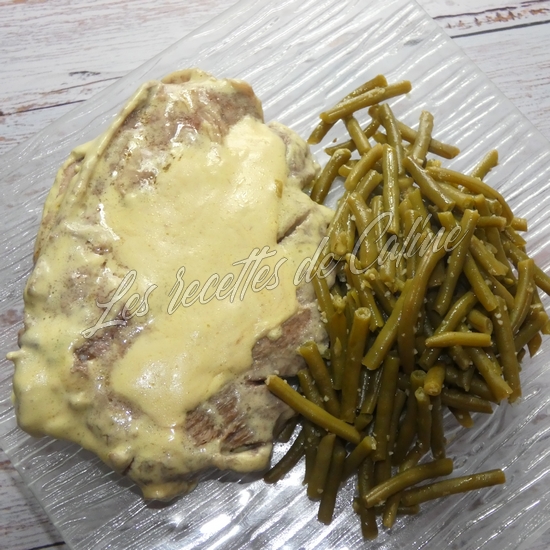 Côte de porc à la moutarde10