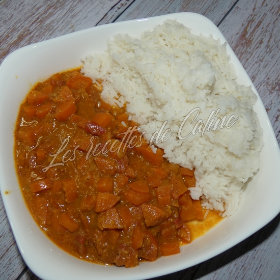 Curry de carottes et son riz16