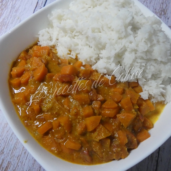 Curry de carottes et son riz17
