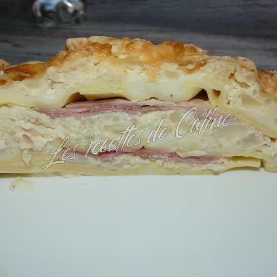 Lasagne au chou fleur et jambon21