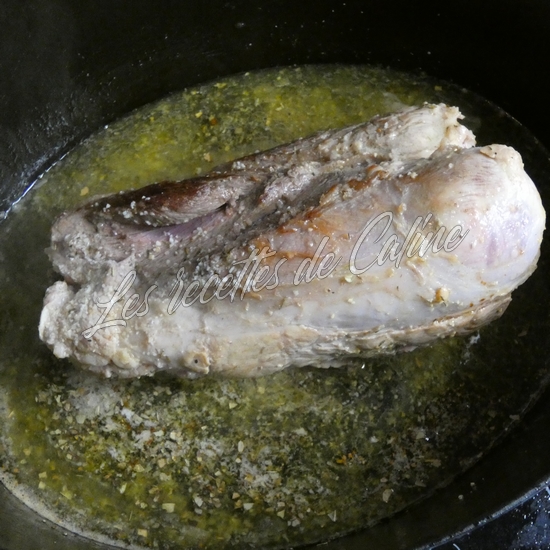 Confit de porc et sa purée de chou fleur08