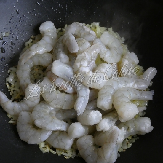 Orzo au curry et aux crevettes03