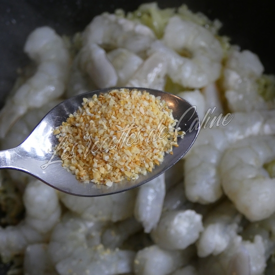 Orzo au curry et aux crevettes04