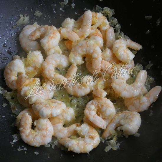 Orzo au curry et aux crevettes05