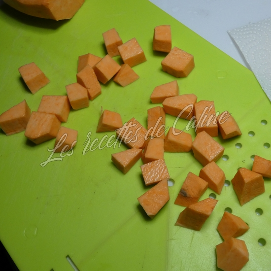 Gratiné de patate douce et poulet01