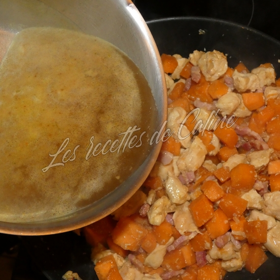 Gratiné de patate douce et poulet13