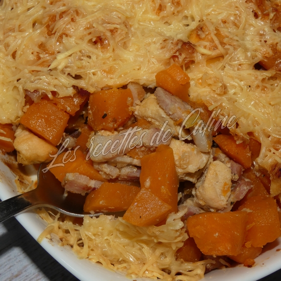 Gratiné de patate douce et poulet20