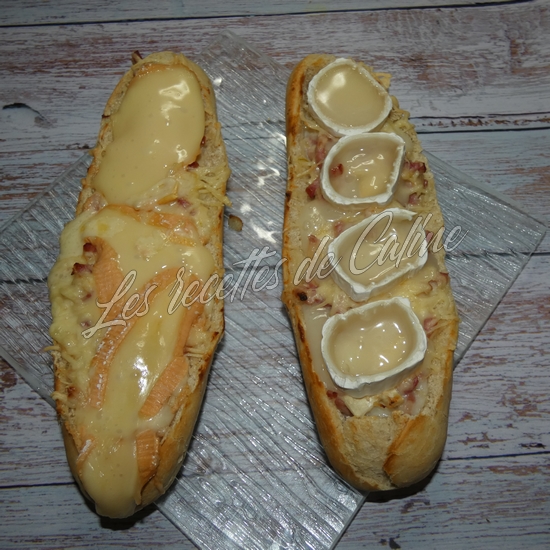 Baguette farcie au chèvre et miel14