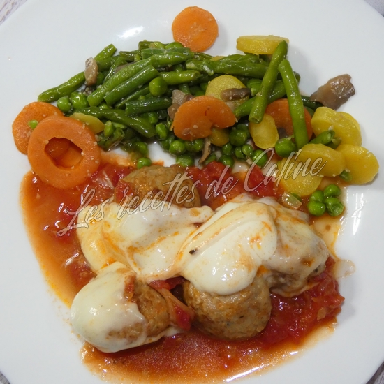 Boulettes de porc à la mozzarella13